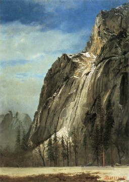 Cathedral Rocks Ein Yosemite Aussicht Albert Bier Ölgemälde